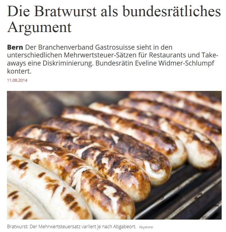 bratwurst als argument